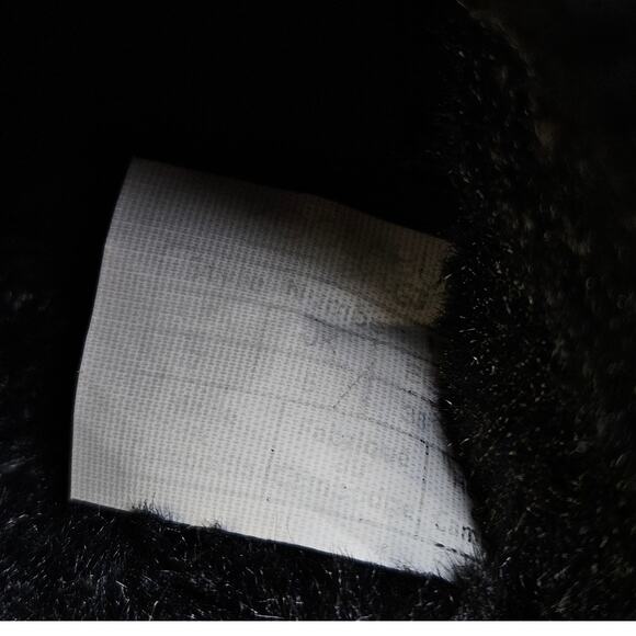 Koolaburra by UGG Women Slippers Size 7 Black Fuzzy Cozy Plush Slide House Shoes - Picture 8 of 11